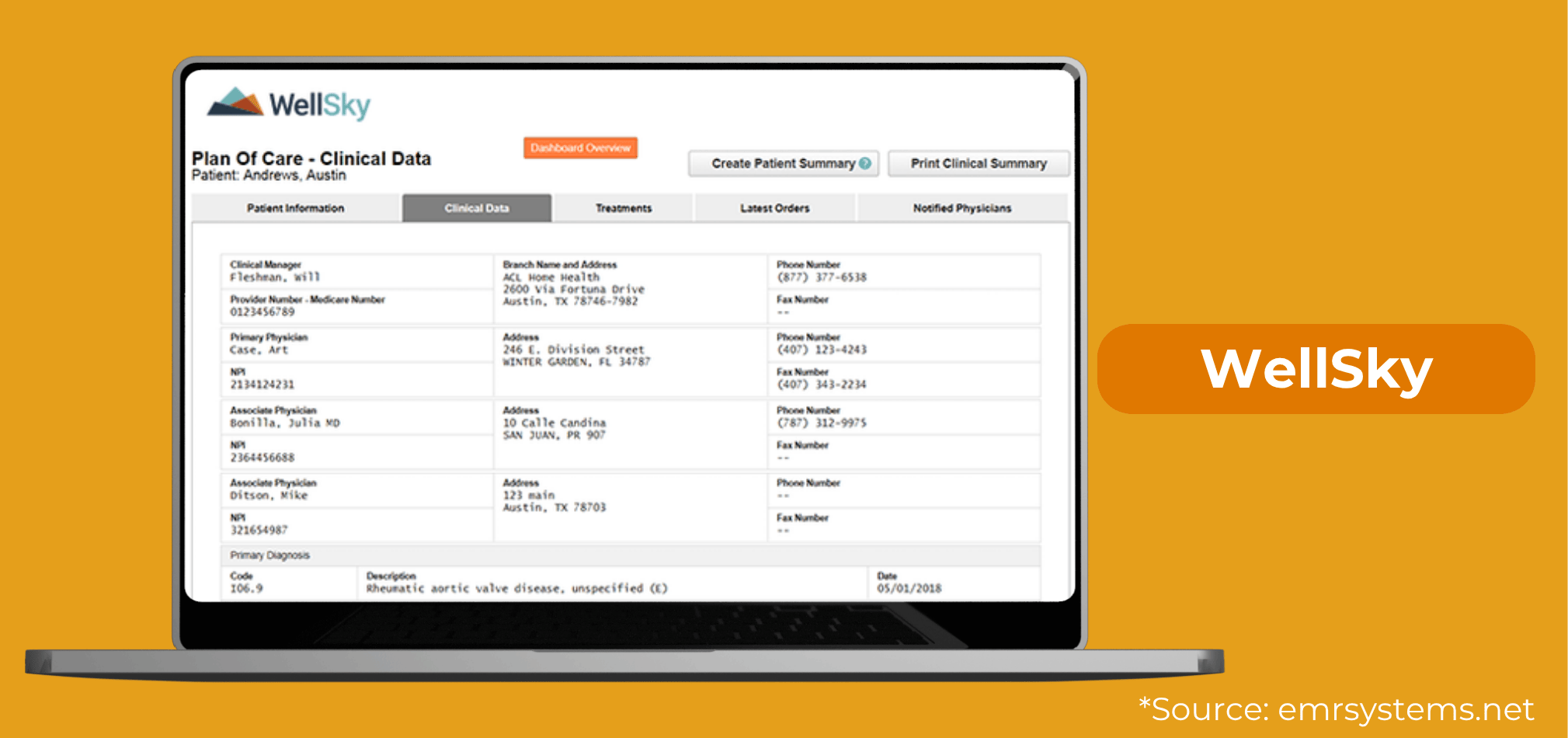 A home health agency using the WellSky software, formerly knowns as Kinnser.