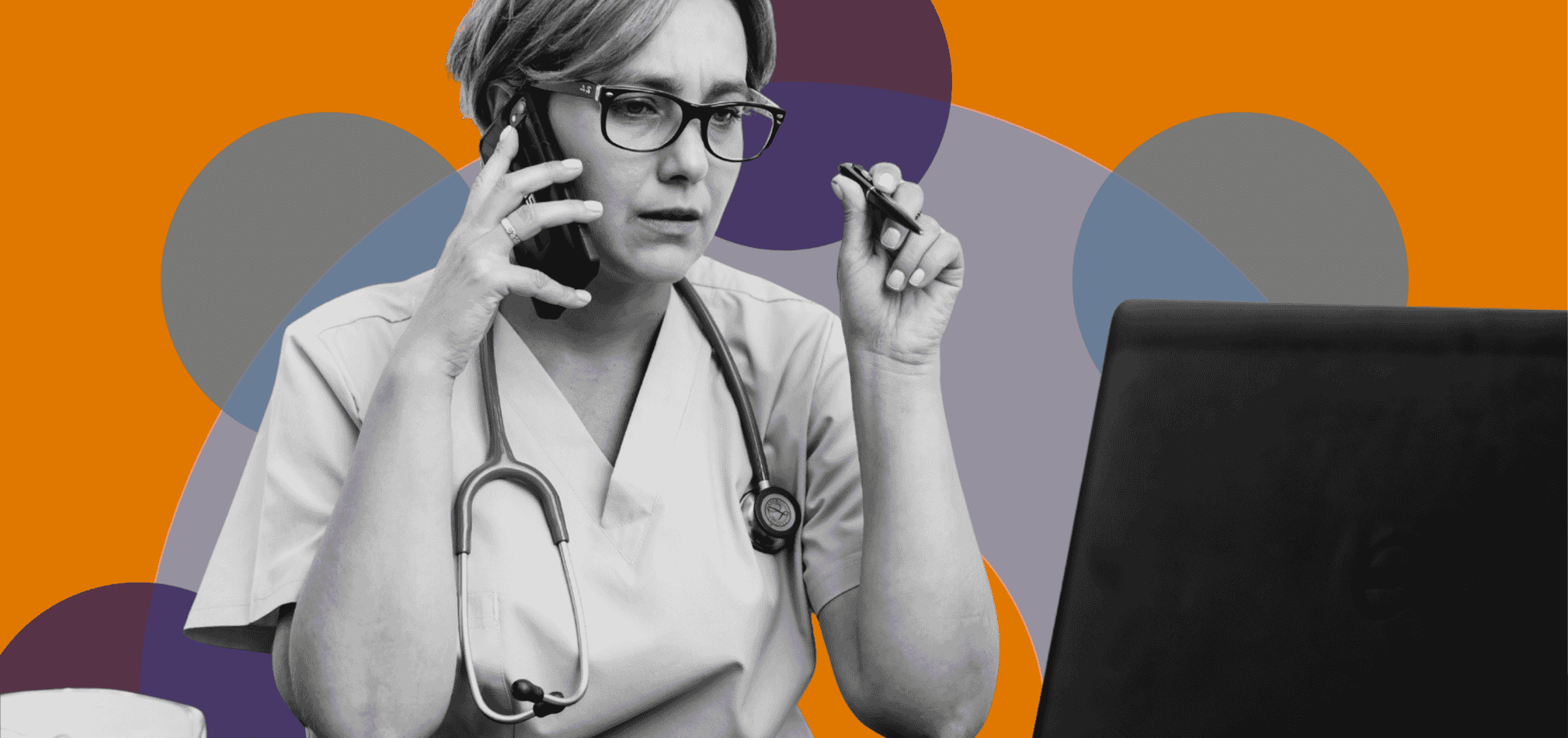 A home health agency virtually checking medication oversight