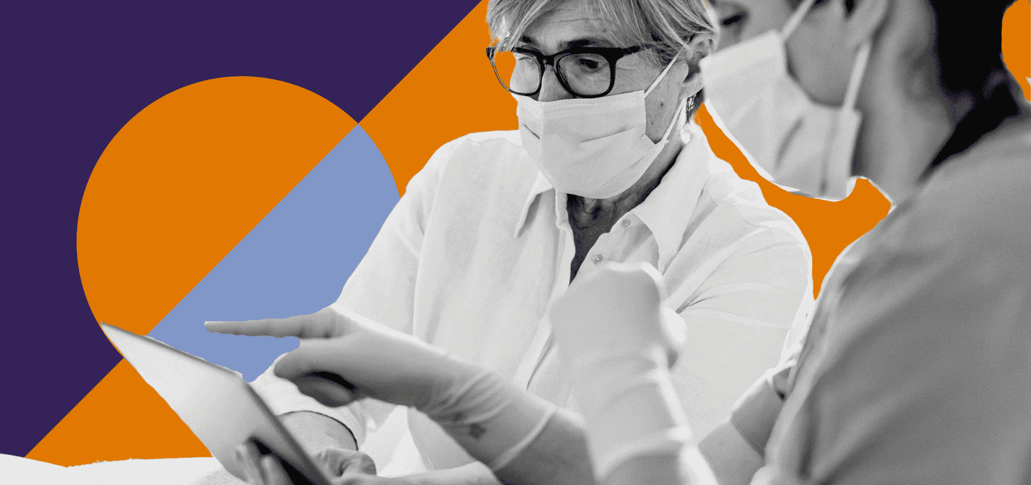 A surveyor stays for a home health or hospice home visit.