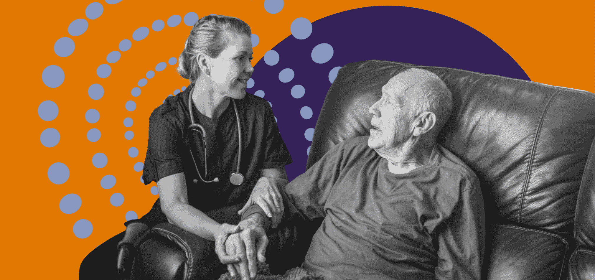 A hospice agency determines which CMS level of care patients need.