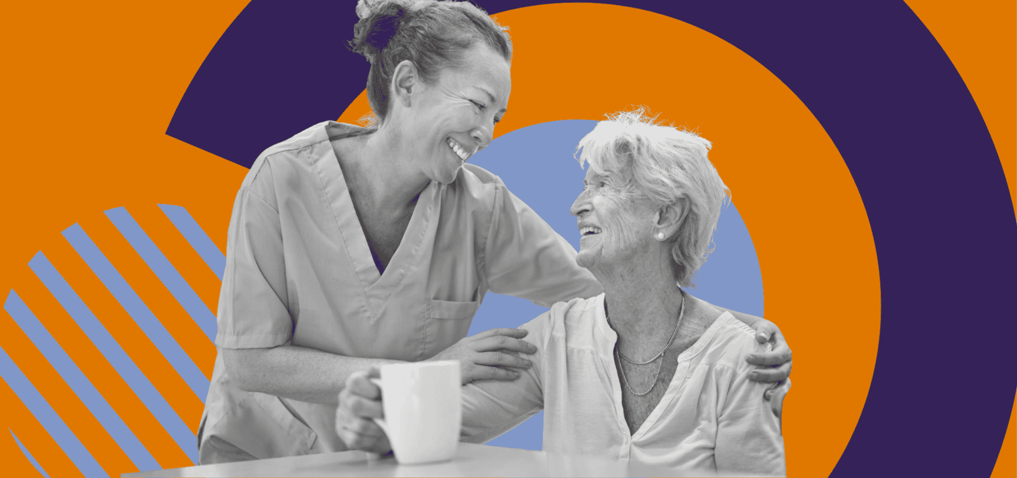 A home caretaker keeps the patient safe and comfortable, but it’s not skilled medical care.