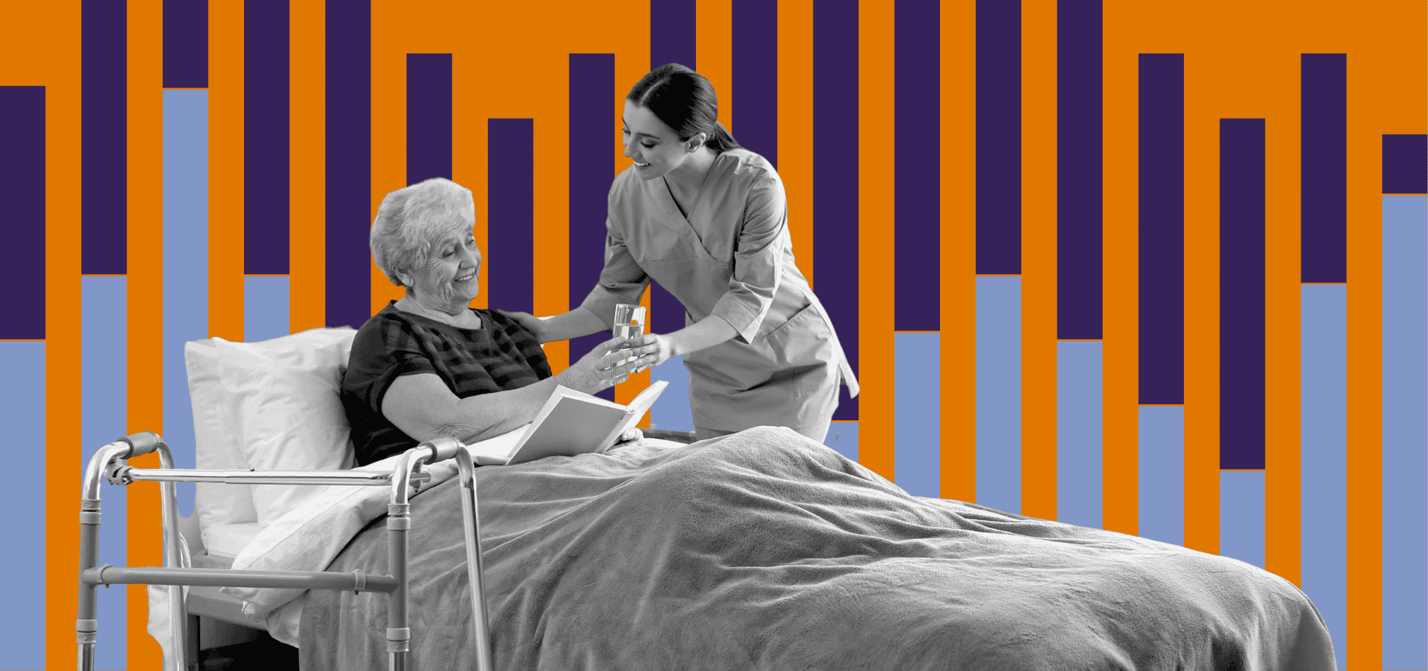 A nurse is providing care to certified hospice patient.