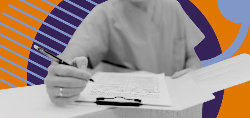 A home health or hospice clinician legally edits a home chart.