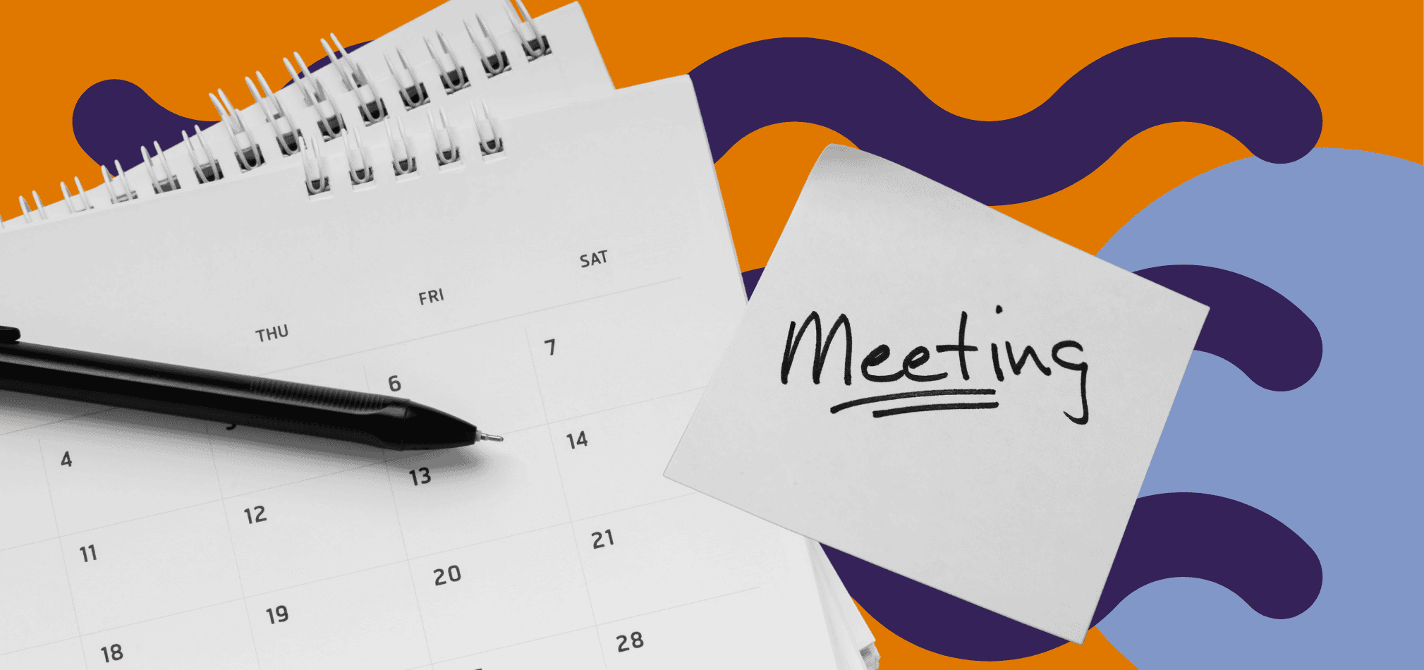 A home health or hospice agency QAPI meeting being scheduled.