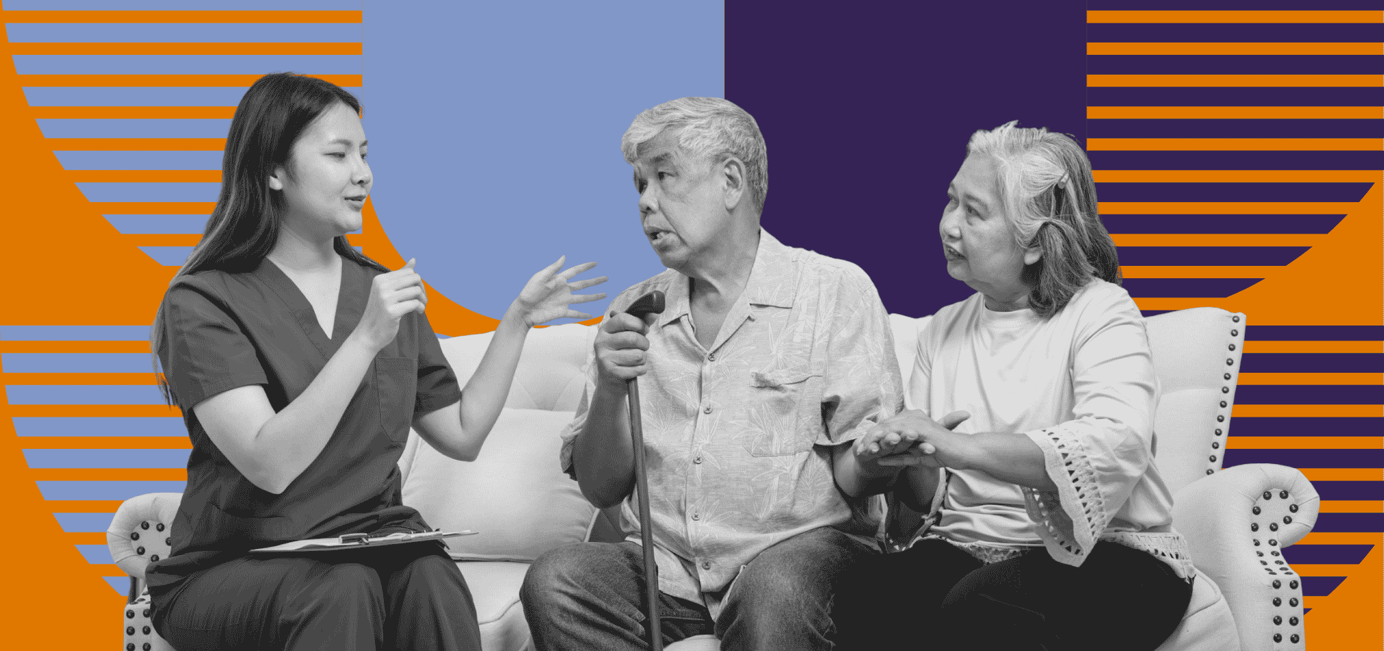 A home health or hospice agency informing their patients of their patients rights.